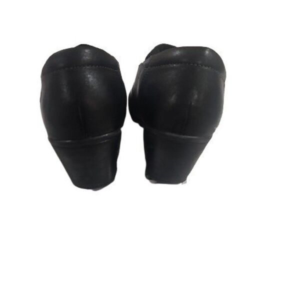 Clarks Shoes Womens Size 12 Black Slip On Comfort Leather Loafers - Picture 9 of 10